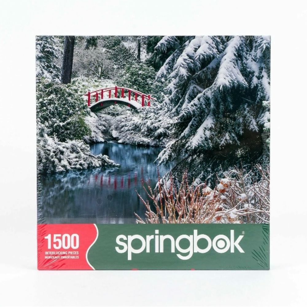 Springbok Nature’s Crossing 1500 Piece puzzle NEW Snowy Winter Challenge Puzzle - Picture 4 of 4